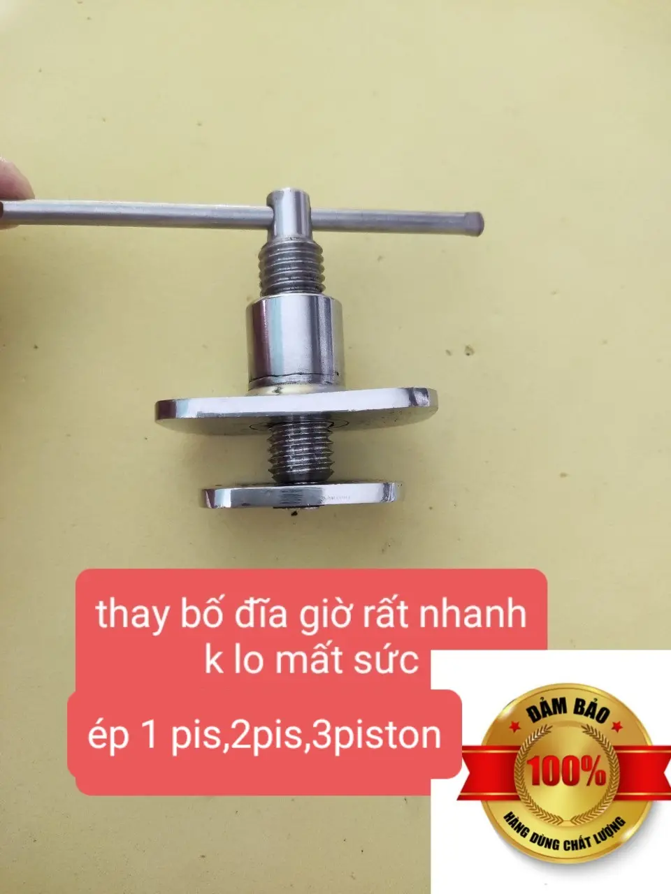 Ép Piston Đĩa Inox Nhanh Chóng