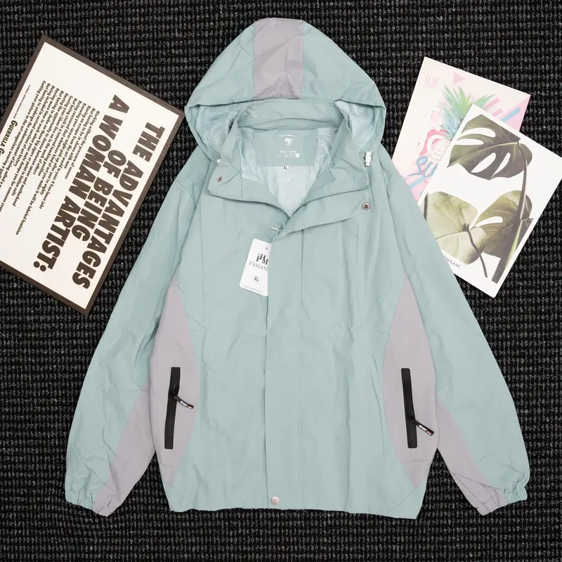 Áo pha nữ 7 màu 2 lớp lót lưới tráng bạc, áo khoác gió nữ thể thao size 45-70kg Women Jacket Top Voi 5