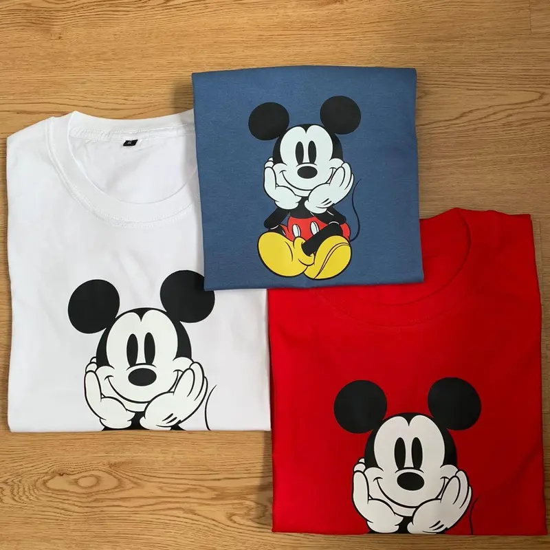 Baju Kaos Couple Keluarga Mick3y & M1nnie Smile -Duck'ee 0