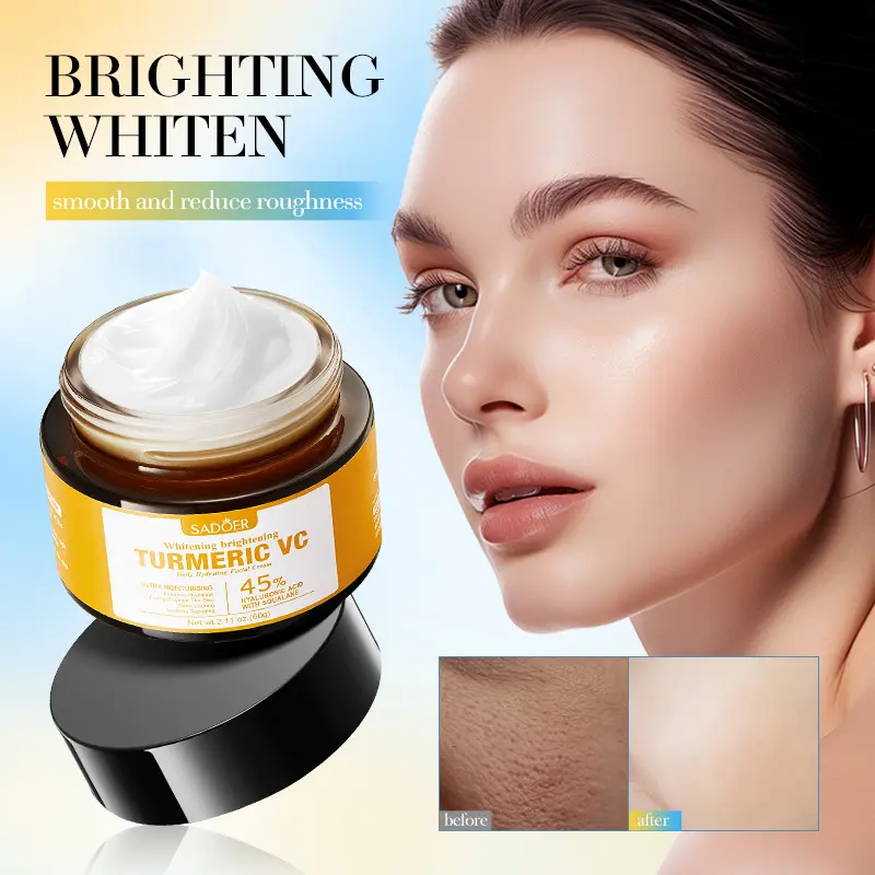 Turmeric VC Whitening Cream Brightening and Moisturizing Hydrating Retinol Cream Moisturizer Skincare