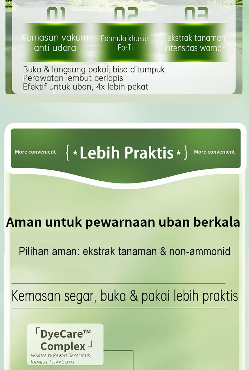 Product Introduction of 【Fajazz】【COD】Pewarna Rambut Beli 5 Gratis 1 Masker Rambut=160ML, Pewarna Rambut Alami, 2 in 1 Pewarna dan Perawatan, Pewarna Rambut Unisex, Pewarnaan Cepat, Cocok untuk Rambut Putih 8