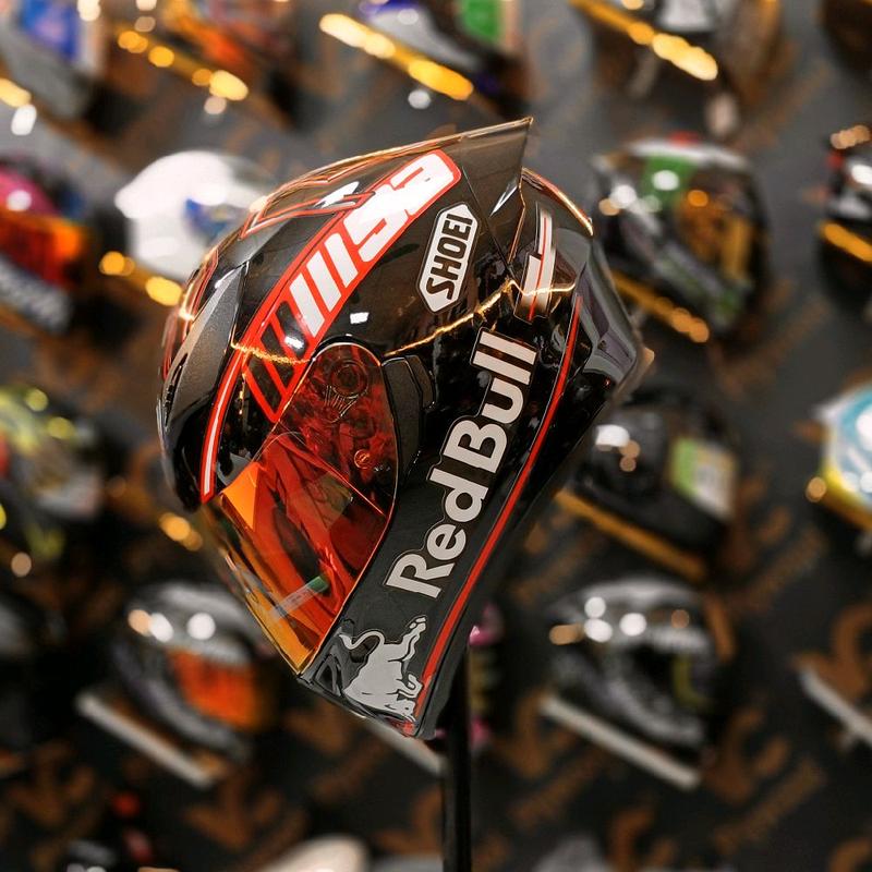 Mũ Bảo Hiểm Full Face Royal M138B Tem Red Bull - Thiết Kế Độc Đáo, Góc Cạnh, Cool Ngầu Hơn Helmet mũ  fullface
