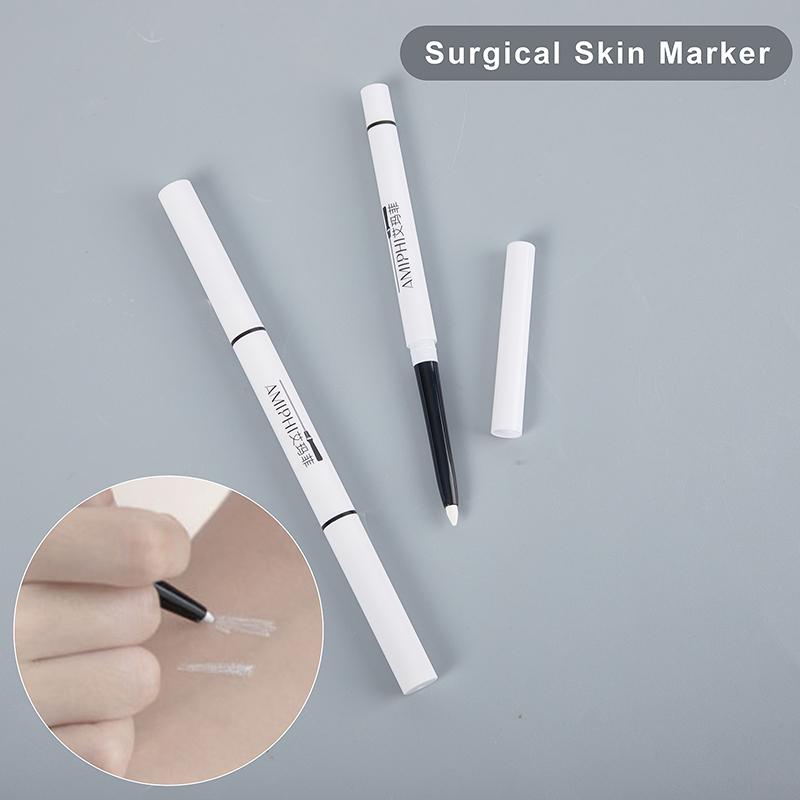 Bút Đánh Dấu Da Hình Xăm Lông Mày Phẫu Thuật, Màu Trắng, Phụ Kiện Dụng Cụ, Bút Đánh Dấu Hình Xăm, 1 Cái Cosmetic Mỹ Phẩm Phun Xăm Trang Điểm 0