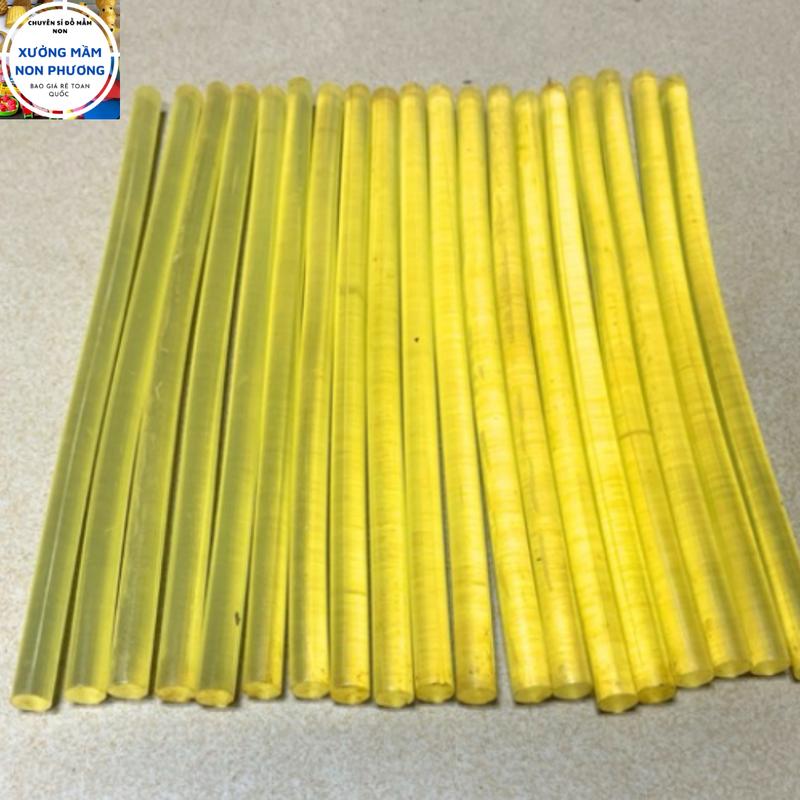 Combo 10 cây keo nến silicon vàng xịn siêu dính 2024