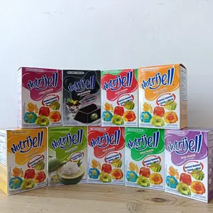 EKONOMIS Nutrijell cokelat nutrijel leci 10gr kecil nutrijel cokelat nutrijel melon leci jambu biji jeruk mangga kelapa muda nutrijell cincau Jelly Organik Fruity Organik