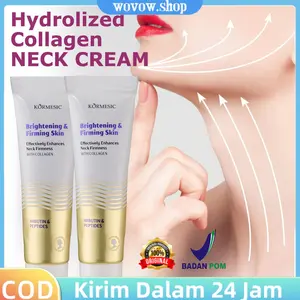 Kormesic Firming and Whitening Neck Cream 50g Neck Cream Lifting Firming Whitening Removes Neck Wrinkles Brightens Dark Neck Skin Neck Care Anti Aging Cream for Saggy and Black Neck Fast Visible Results