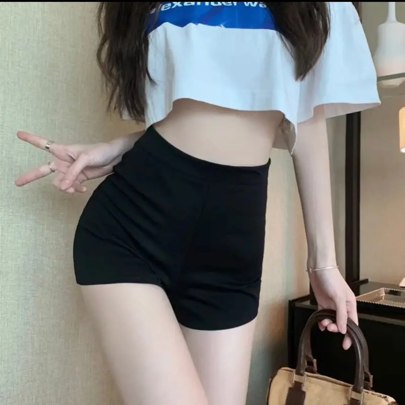 Combo 3 quần sooc đùi cuộn cotton co dãn thoáng mát Nữ Thun | BigBuy360 - bigbuy360.vn