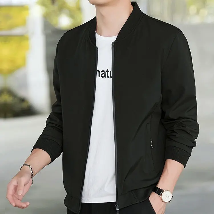 Áo Bomber Basic Phong Cách 2025 Nam/Nữ Form Chuẩn Dày Dặn 2 Lớp - Menswear 1