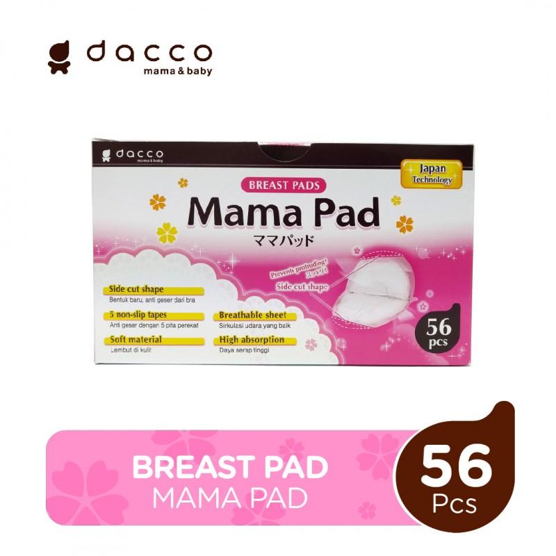 Mamapad Breastpad isi 56 / 24 pcs 3D Side Cut Shape Dacco / Mama Pad Breast Pad Premium 68 EXP 2025 1