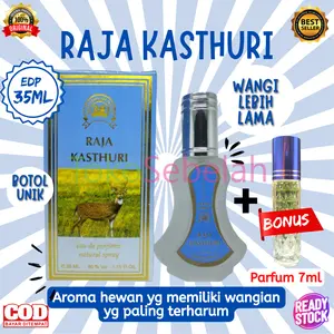 PARFUM RAJA KASTHURI 35ML BIN ALI EDP BONUS PARFUM 7ML - PARFUM WANITA PRIA TAHAN LAMA - PARFUM MINYAK WANGI BIN ALI - MINYAK WANGI WANITA TAHAN LAMA - PARFUM WANITA ORIGINAL - PARFUM ARAB ORI TAHAN LAMA - FARFUM WANITA PRIA TAHAN LAMA - PARFUM SPRAY -COD