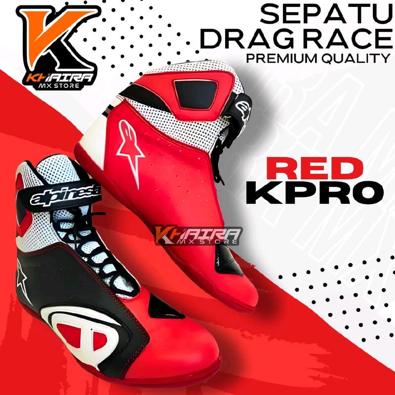 Sepatu drag bike race K-pro/sepatu touring 01 5
