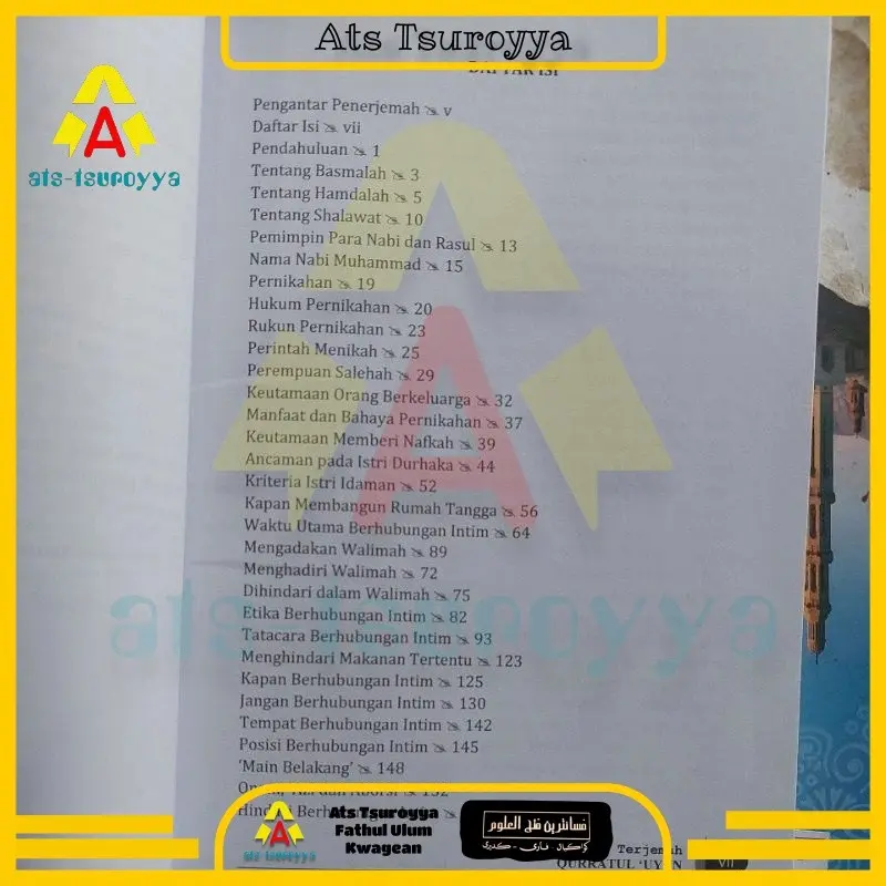 Malam Pertama Dalam Bingkai Ilahi - Terjemah Qurrotul Uyun 4