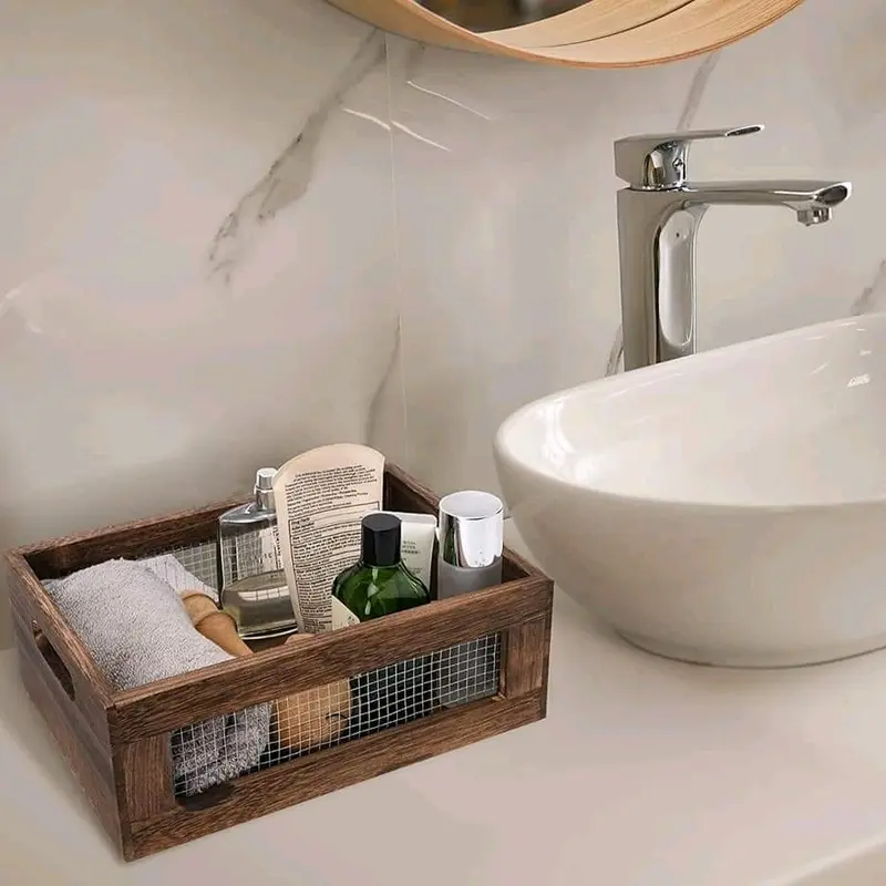 bộ khay để đồ bằng gỗ sồi Mỹ 3 trong1 2