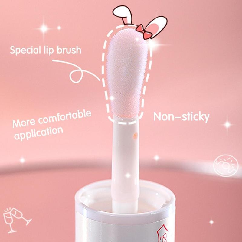 Product Introduction of Long Lasting Moisturizing Lip Oil Honey White Peach Lip Oolong Lines Desalination Tender Repair Moisturizing Cosmetics 27