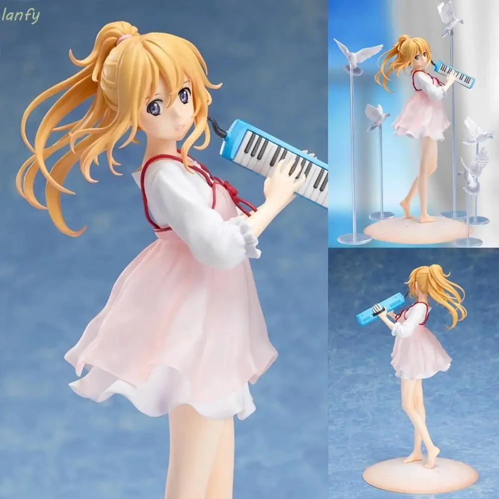 Đồ chơi mô hình Anime, LANFY, Bộ sưu tập, April là lời nói dối của bạn, Mô hình Kaori Miyazono Gong Yuan Xun, Bức tượng nhỏ Nhật Bản, Mô hình cô gái, Làm bằng PVC, Hành động trong tháng Tư, Bức tượng nhỏ