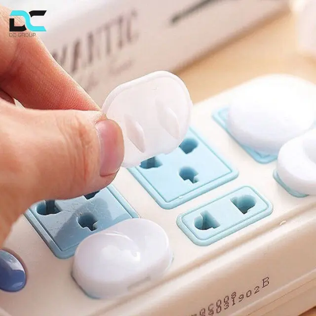 Nút Bịt Ổ Điện Chống Cháy, Chống Giật An Toàn Cho Bé- Che Ổ Điện 2 Chân( BỊT Ổ ĐIỆN) 0