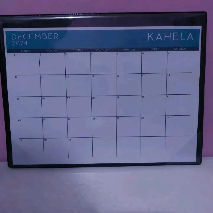 PARFAIT 2024 Minimalist Aesthetic Personalized Desk Calendar Planner with Holidays