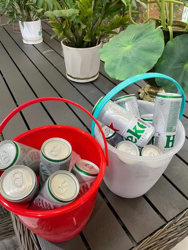 (KN15) Xô tròn đựng nước, đá nhựa PP chính phẩm Khôi Nguyên 2