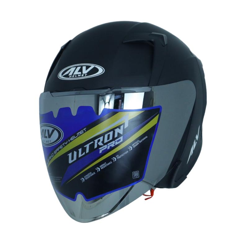 Helm ALV ULTRON PRO Solid Original Half Face Untuk Pria dan Wanita Dewasa SNI 2