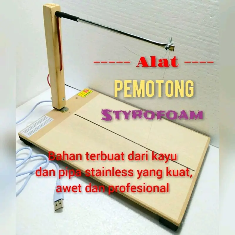 Alat potong Styrofoam/gabus model papan meja ukuran 20x30cm bagus dan awet