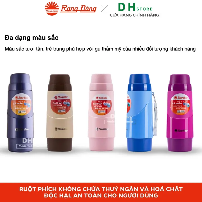 Bình giữ nhiệt mini Rạng Đông 450ml RD-04528 N2 binh  giu nhiet 5