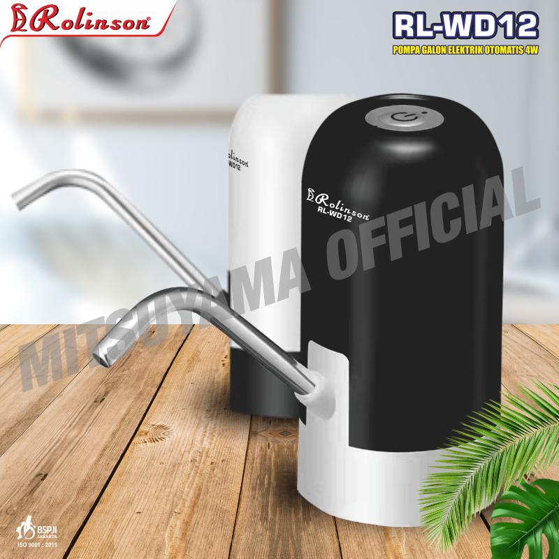 Pompa Air Galon Elektrik Rolinson RL-WD12 Recharge / Pompa Aqua Galon ...