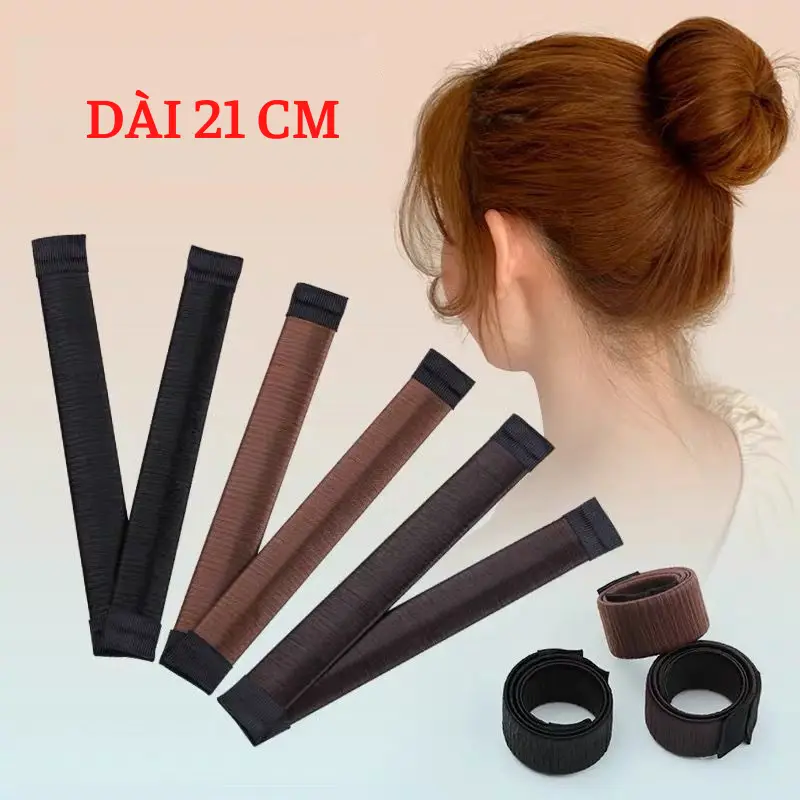 Thanh Búi Tóc Củ Tỏi Đơn Giản Phong Cách Hàn Quốc Dành Cho Bạn Gái