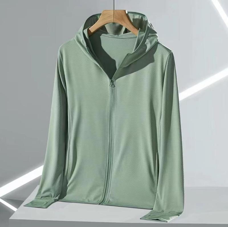 Product Introduction of เสื้อคลุมกันแดด เสื้อคลุมกัน UV เสื้อคลุมผ้าลื่น ป้องกันผิวจาก UV เนื้อผ้าบางใส่สบาย เสื้อคลุมมีฮู้ด Sport ออกกำลังกาย กีฬา 26