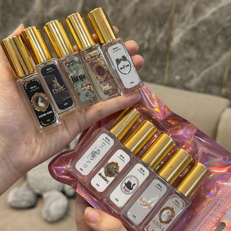   Túi 5 chai  COMBO NƯỚC HOA 5ML Thie Parfum THƠM 6-8 TIẾNG. 
