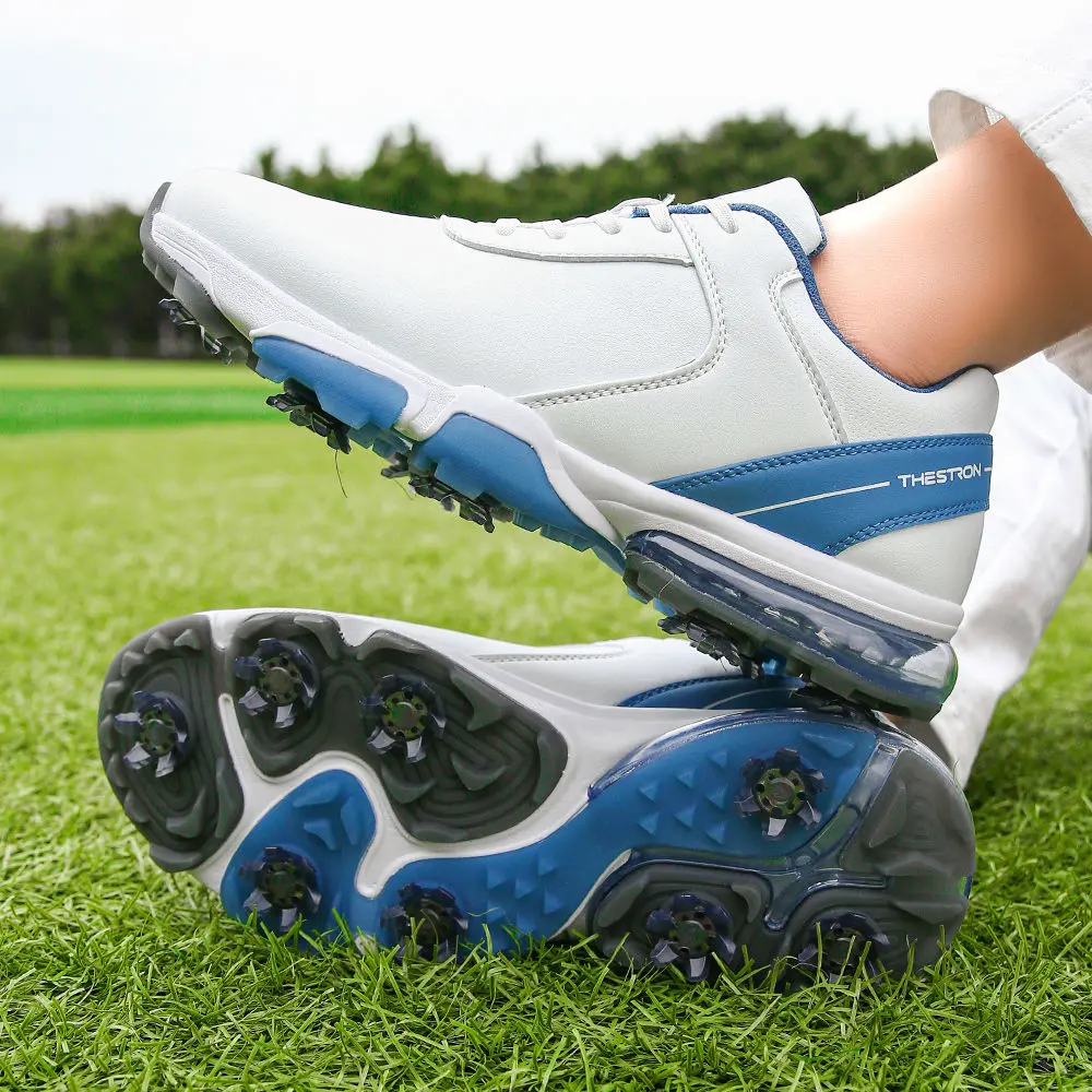 New Breathable Men's Golf Shoes Professional 8 Studs Large Size Waterproof Non-slip Lightweight Casual Sports Shoes XZ25044