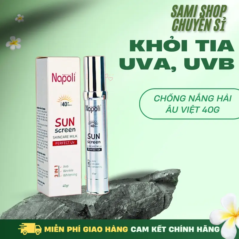 Kem Chống Nắng Napoli 40g Hải Âu Việt Chính Hãng 5