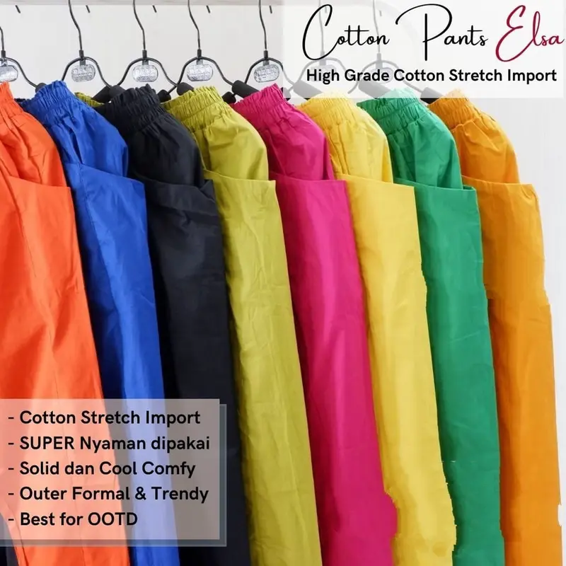 celana anak perempuan bahan catton strech untuk anak 5-12 tahun celana anak tanggung 1