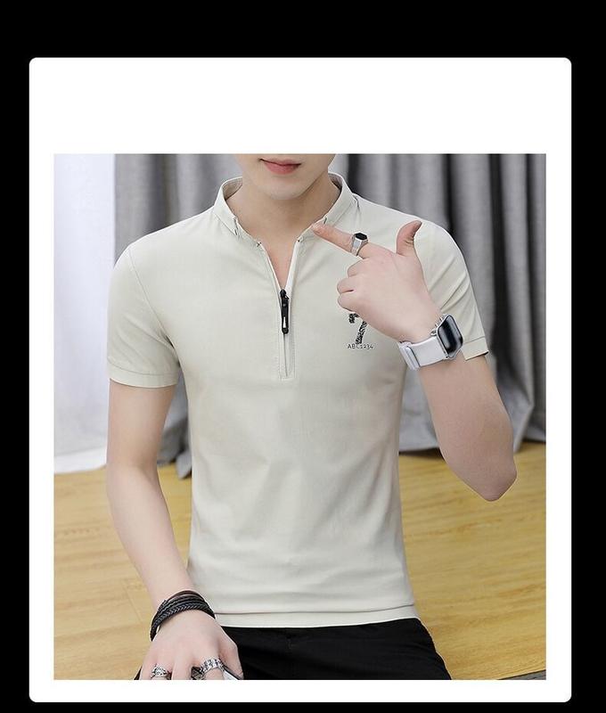 Product Introduction of Áo Thun Nam Ngắn Tay, Áo Polo, Cổ Chân Đế Tay Lỡ, Phong Cách Công Sở Thường Ngày Đẹp Trai Và Hợp Xu hướng Quần Áo Nam, Hàng Mới Về Năm 2024, Thích Hợp Cho Mùa Hè 5
