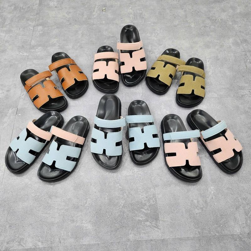 Dép Lê Quai Ngang Chữ  H phiên bản cá tính nhiều mầu sắc trẻ trung năng động đế cao 2cm! pastel