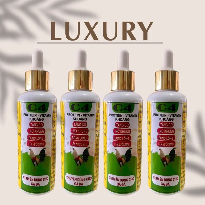 Protein nuôi gà tơ : tăng cân, sung gà, bung hình. Sản phẩm C4-100ml 1