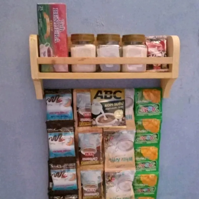 PROMO!!! RAK BUMBU DAPUR GANTUNGAN LAP GANTUNGAN BUMBU SACHET 2