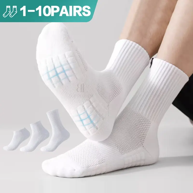 Chaussettes De Basketball Anti-dérapantes - Compression - Taille Unique - Neuf Avec étiquettes