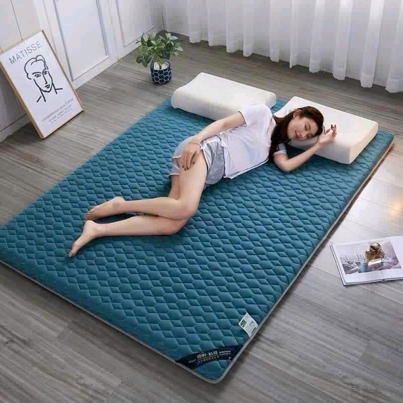 Đệm Đa Năng Topper Gấp Gọn dày 3 cm, Nệm Trải Sàn Siêu Êm - Dùng Cho 4 Mùa