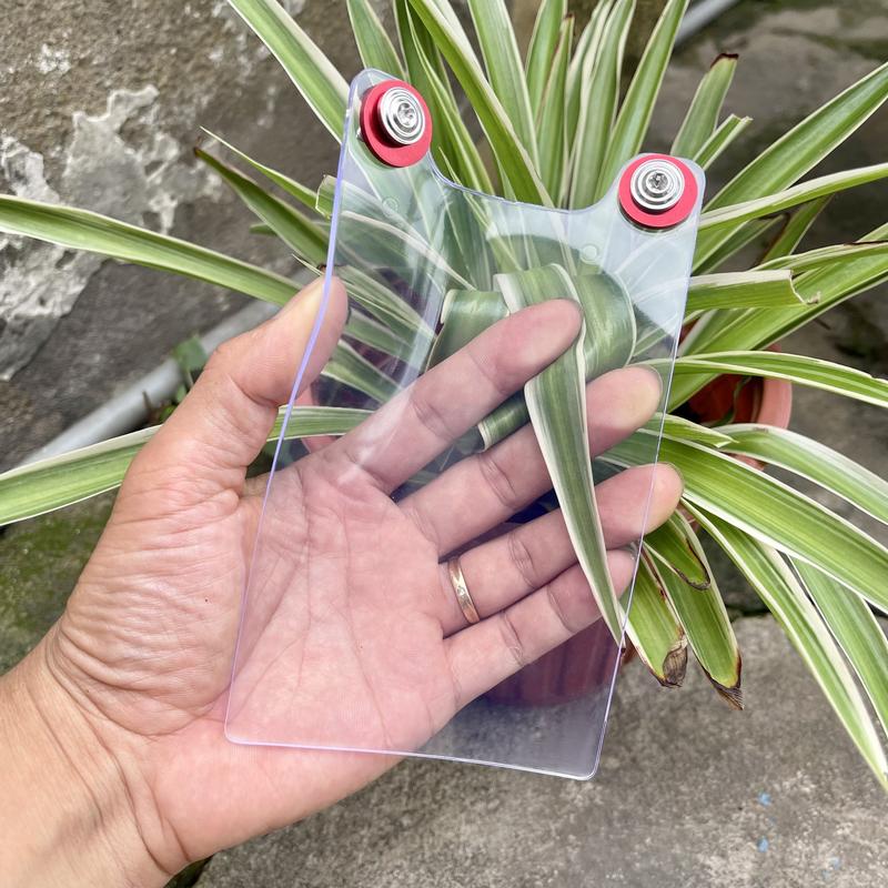 Mica Che phuộc trong suốt dẻo và cứng kèm ốc lông đền đỏ Phụ Kiện Phụ Tùng xemay