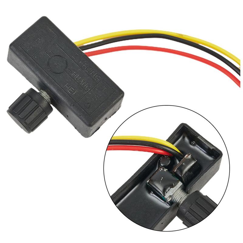 Phụ Kiện Máy Phun Điện, Thống Đốc, 12V, Bộ Điều Chỉnh, Công Tắc Tốc Độ Bơm Nước 0