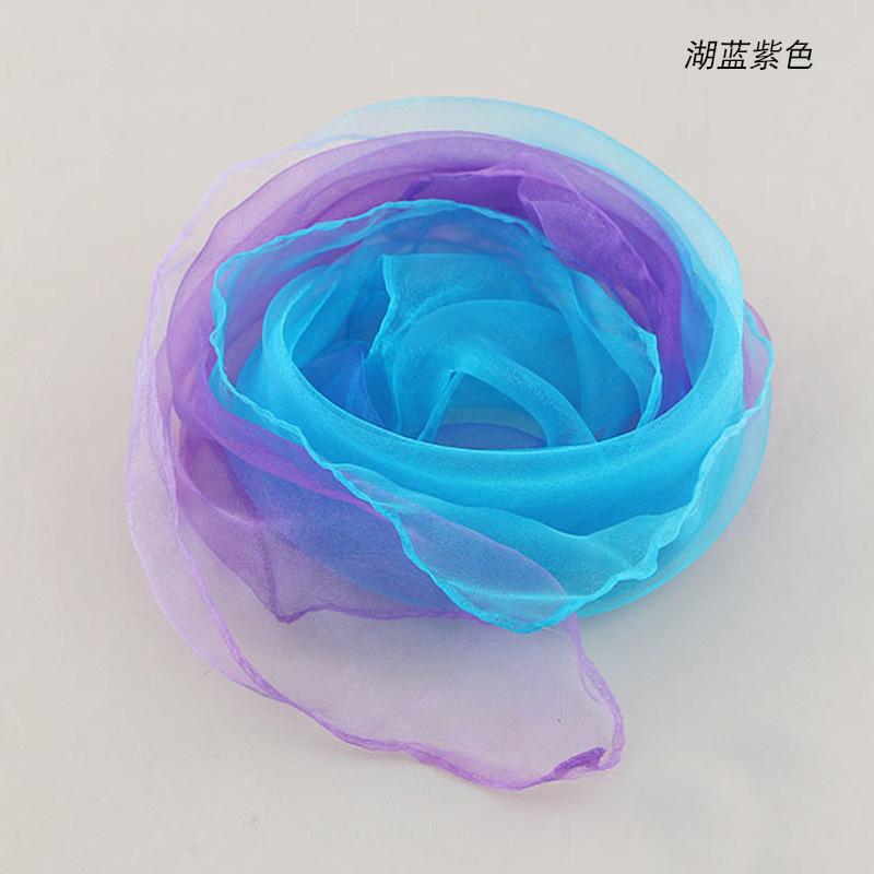 Product Introduction of Khăn Quàng quàng cổ Gradient Trơn Quà Tặng đầy màu sắc, Khăn Quàng quàng cổ vuông Nhỏ Thích hợp Biểu Diễn Khiêu Vũ, Biểu Diễn Mẫu Giáo, Khăn Quàng quàng cổ 14