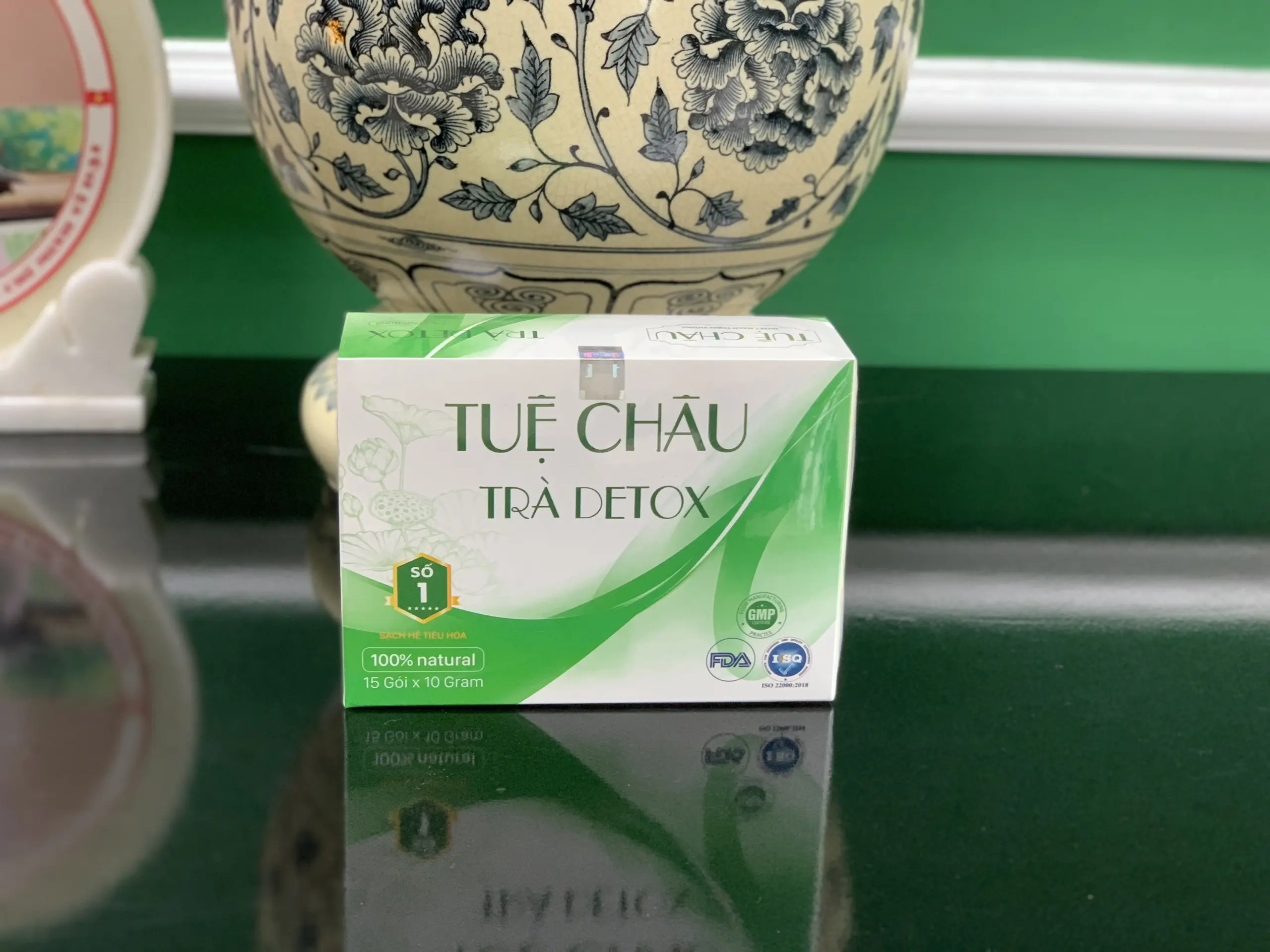 Trà Detox Tuệ Châu Hỗ Trợ Thanh Nhiệt, Giải Độc Gan, Tăng Sức Đề Kháng (15 gói/hộp)