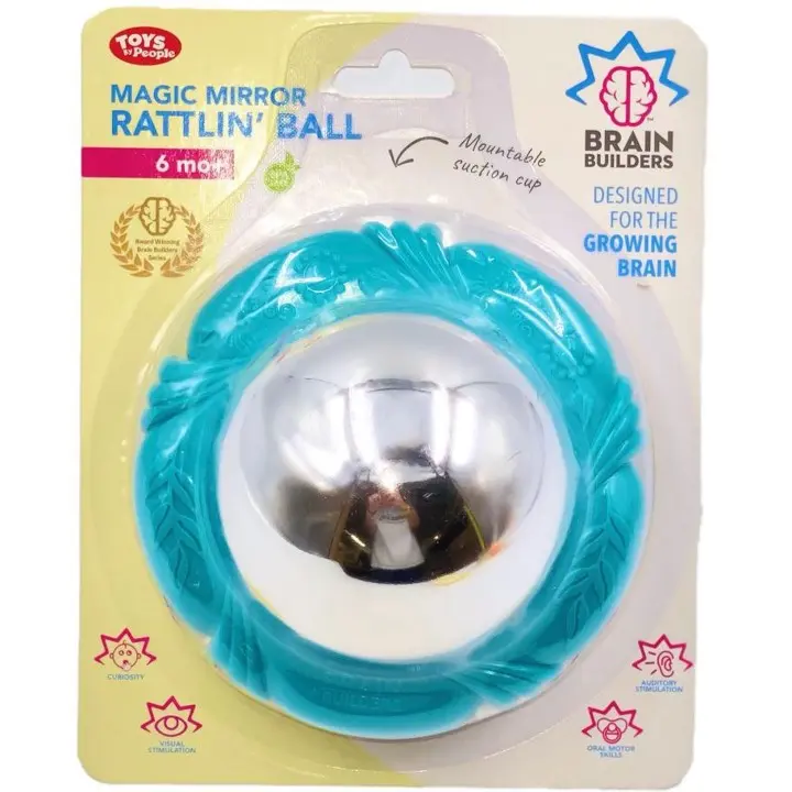 Đồ chơi bé sơ sinh 6 tháng tuổi - Xúc xắc gương cầu kích thích trí tò mò từ PEOPLE Nhật Bản BB072