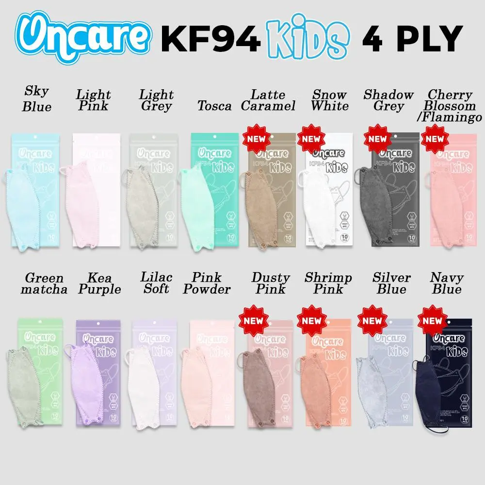 Masker KF94 Anak 4ply Korea Premium Mask Warna Murah ONCARE