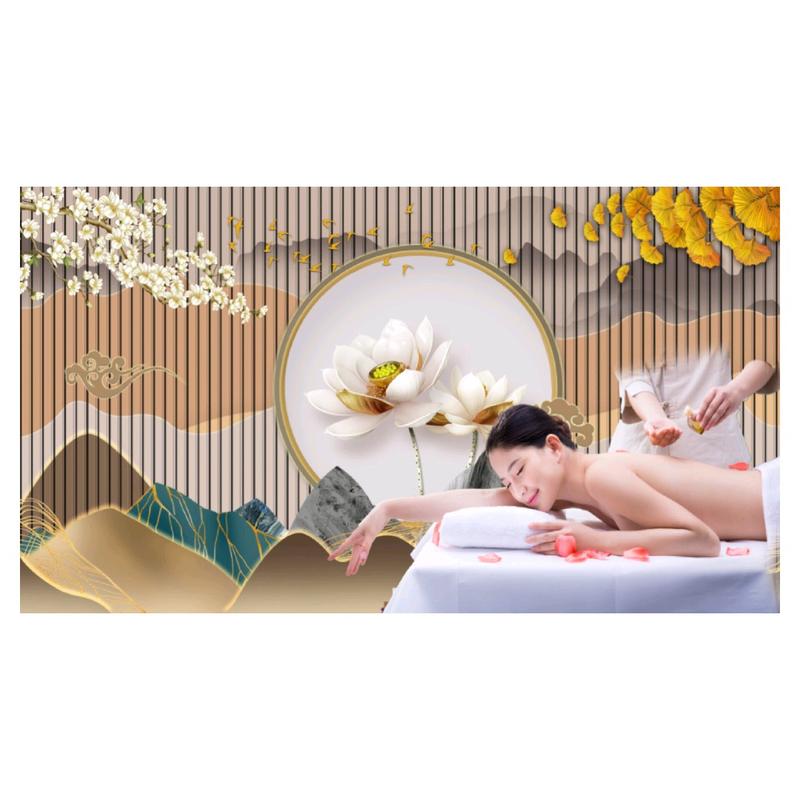  Tranh dán spa dưỡng sinh đông y Treo Tường Decor Phòng 
