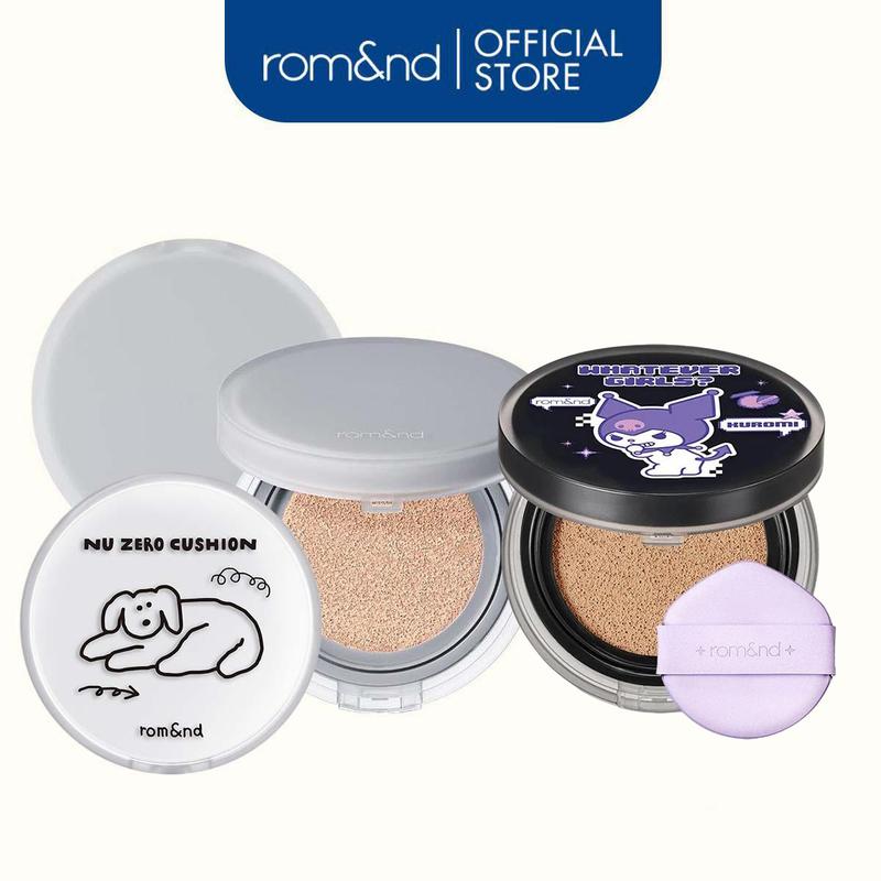 [Rom&nd] Phấn Nước Che Phủ Cao, Trang Điểm Mỏng Nhẹ Tự Nhiên Romand NU Zero Cushion SPF24/PA++ 15g Mỹ Phẩm Cosmetic