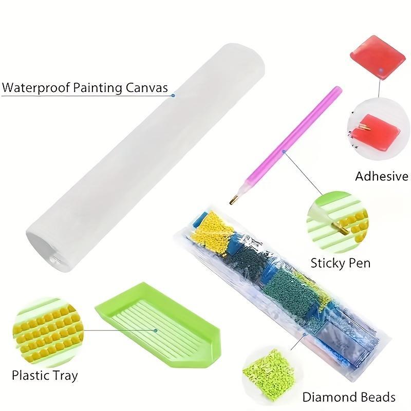 Product Introduction of Butterfly Pattern DIY Diamond Arts Colorful Painting Kit, 1 Set 5D Handmade Creative Picture without Frame for Beginners, Wall Art Decor for Home Living Room & Bedroom 4