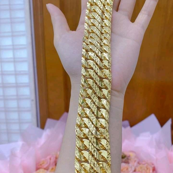 Lắc Tay Lật Đôi Trang Sức phụ kiện nam nữ xi mạ 18.k