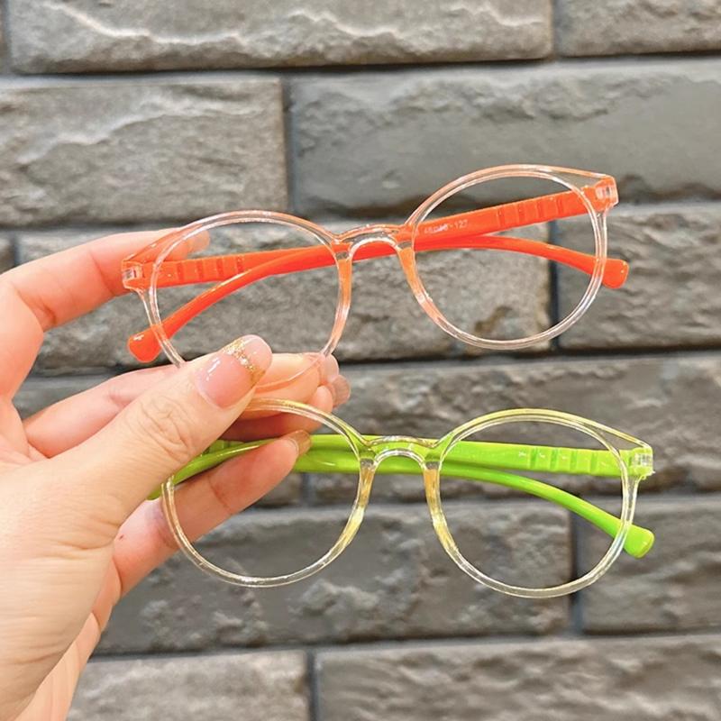 Product Introduction of Anti-Rad&Anti-blue Eyeglasses for Kids To Protect The Eye Glass Against Blue Light Eyeglasses Replaceable Lens Round Shape for Boys Girls Baby 7