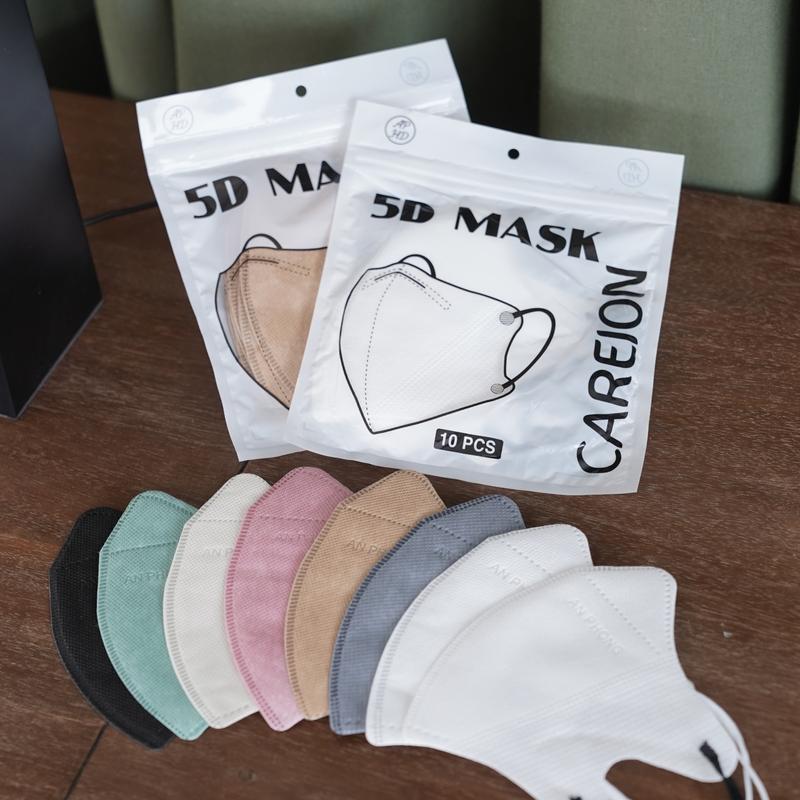 [Thùng 100 Chiếc] Khẩu trang 5D THÁI LAN, 5D MASK CAREION kháng khuẩn dày dặn nhiều màu sắc khẩu trang  5d 6